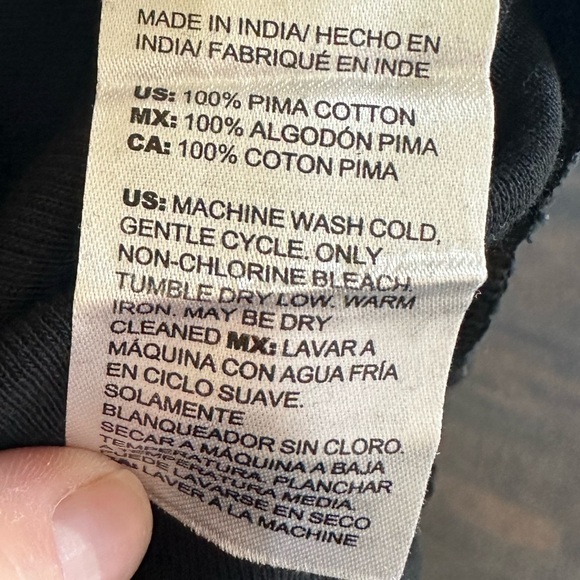 CHICOS Pima Pullover Pocket Tunic in Black - Picture 7 of 7